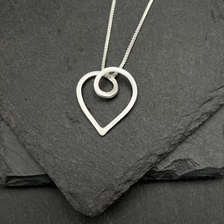 Abstract Heart Pendant