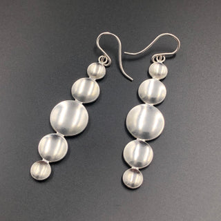 Parabolic Disc Line Earrings