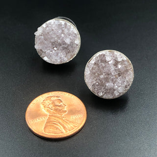 Druzy Stud Earrings