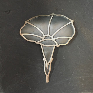 Morning Glory Brooch or Boutonniere