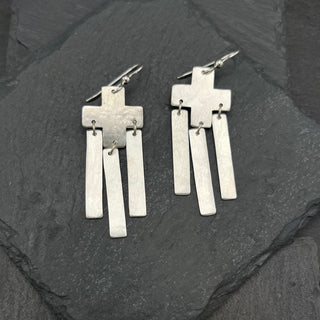 Like A Prayer Earrings: Silver