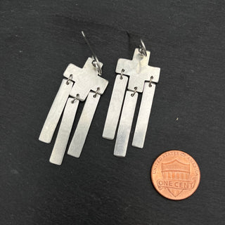 Like A Prayer Earrings: Silver