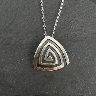 Triangle Swirl Pendant