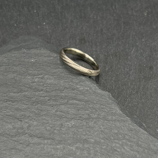 Bristlecone Ring in White Gold