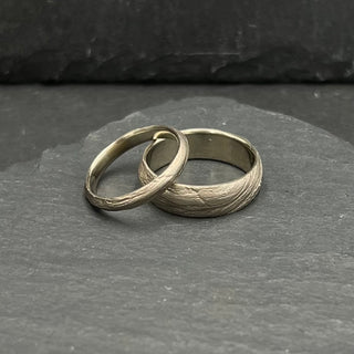 Bristlecone Ring in White Gold