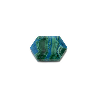 MISC119 - Malachite/Chrysocola Hex Tablet