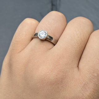 Bezel Solitaire Ring