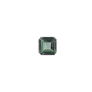 SAP126B- Blue/Green Emerald Cut Sapphire