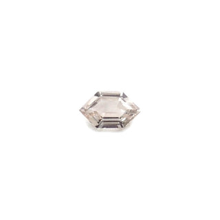 SAP150- Elongated Hexagon Peach Sapphire