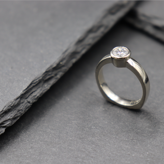 Bezel Solitaire Ring