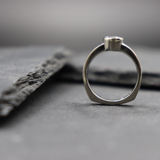 Bezel Solitaire Ring