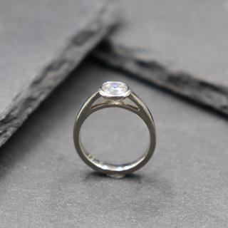 Open Bezel Solitaire Ring