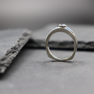 Split Shank Solitaire Ring