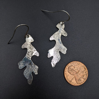 Oak Leaf Drop Earrings